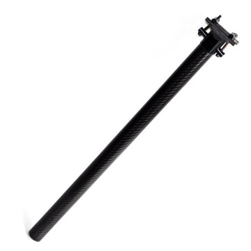 Poste de siège pour pliage de tige de selle de carbone pour bicyclette Poste de siège de vélo 33,9 * 580 mm